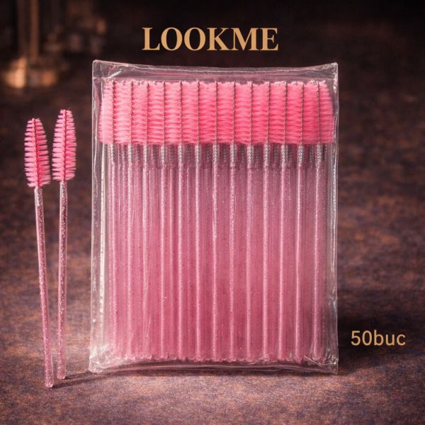 Periuțe profesionale LOOKME pentru extensii gene — 50 buc Periuțe profesionale LOOKME pentru extensii gene — 50 buc